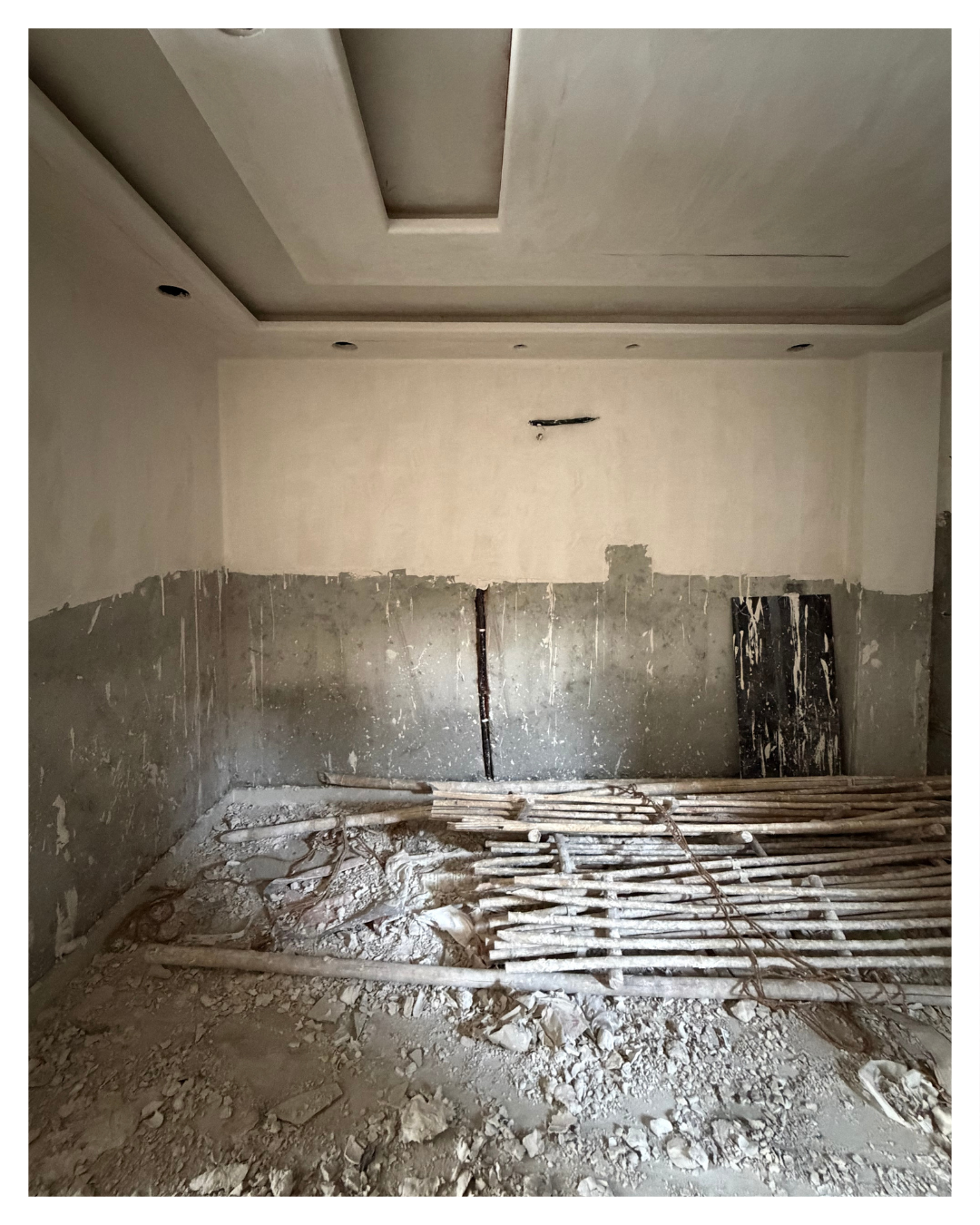 Interior transformation before design
